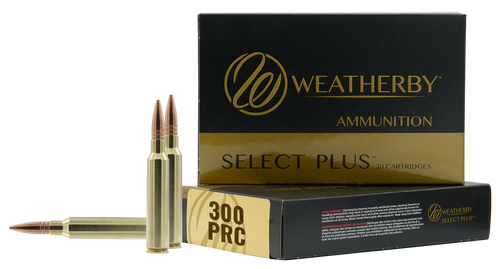 Weatherby Select Plus 300 PRC Ammo 195 Grain Hammer Custom Solid Hollow Point Lead Free Box of 20