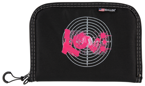 Girls With Guns 9075 Love Handgun Case Polyester Black with Pink Graphic