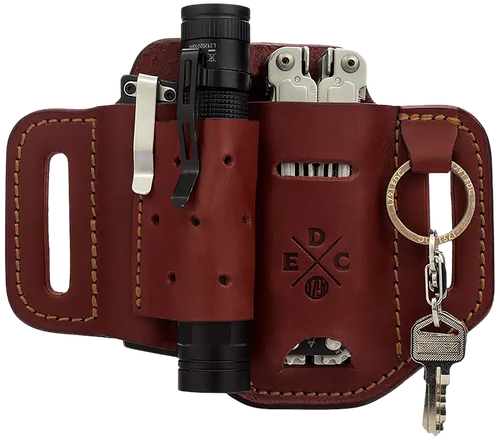 1791 Gunleather ST-ES-LF-CHN-A EDC Standard Easy Slide OWB Holster Chestnut Leather