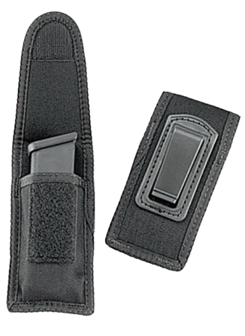 Uncle Mike's Undercover Single Magazine Pouch with Belt Clip Nylon Black