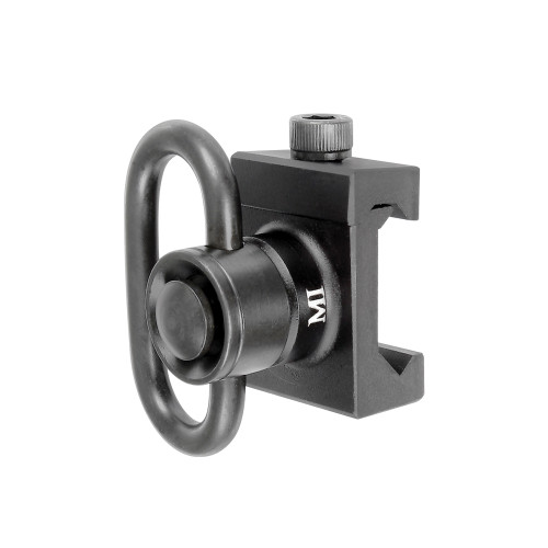 Midwest Industries Rail Mount Sling Adapter Heavy Duty with Quick Detach Sling Swivel AR-15 Aluminum Matte