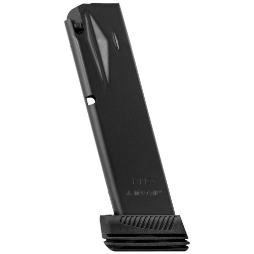 Mec-Gar Optimum Magazine with DPS Base Pad Taurus PT100, PT101 40 S&W 15-Round Steel Anti-Friction Black