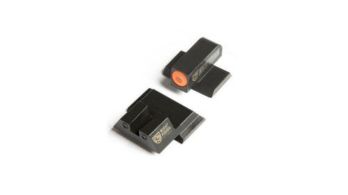 Night Fision Perfect Dot Night Sight Set for S&W M&P M&P M2.0 SD9 and 40 VE Green Tritium Orange Outline