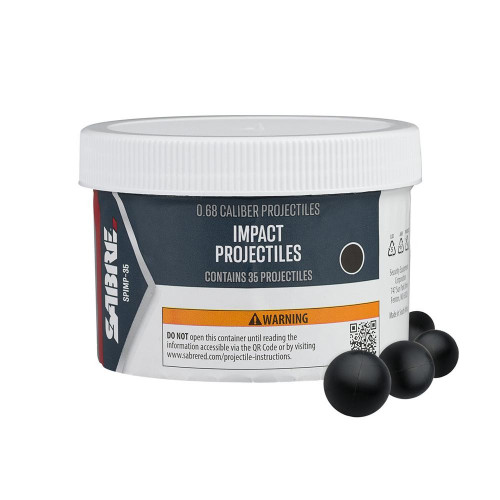 Sabre Impact 0.68 Caliber Projectiles 35 ct
