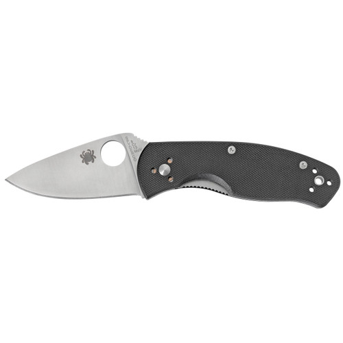 Spyderco Persistence Folding Knife Plain G-10 Handle Black