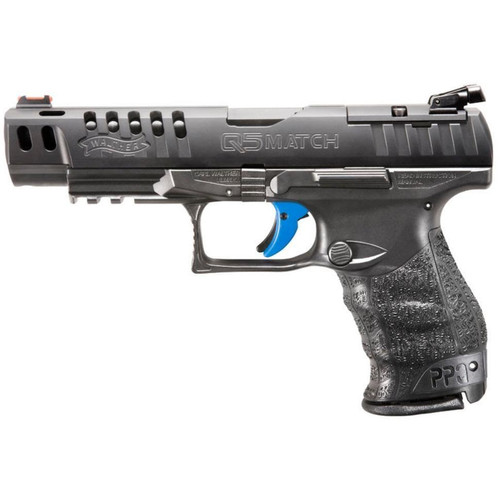Walther Q5 Match 9mm Luger Pistol 5" Barrel 10+1 Round Black