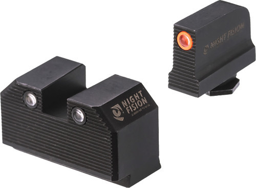 Night Fision G17/19/45 RMR Cut Witness Sights Orange Tritium