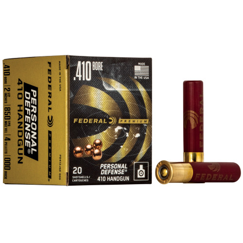 Federal Premium .410 Gauge Ammo 2.5" 000 Buckshot 20 Rounds