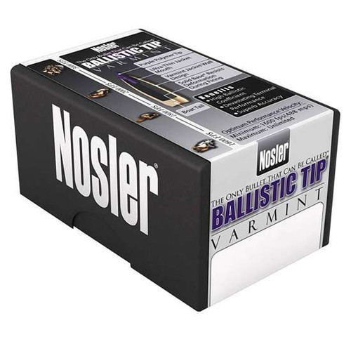 Nosler Ballistic Tip 25 Caliber (257 Diameter) Bullets 100 Grain Box of 50