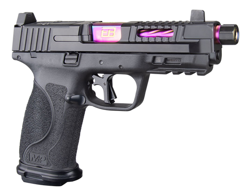 Ed Brown MPF2 9mm Luger Pistol 4.25" Threaded Barrel 17+1 Round Purple Slide Black Grip Polymer Frame