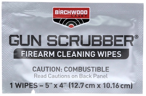 Birchwood Casey Gun Scrubber Take-Alongs Gun Cleaning Wipes Pack of 12