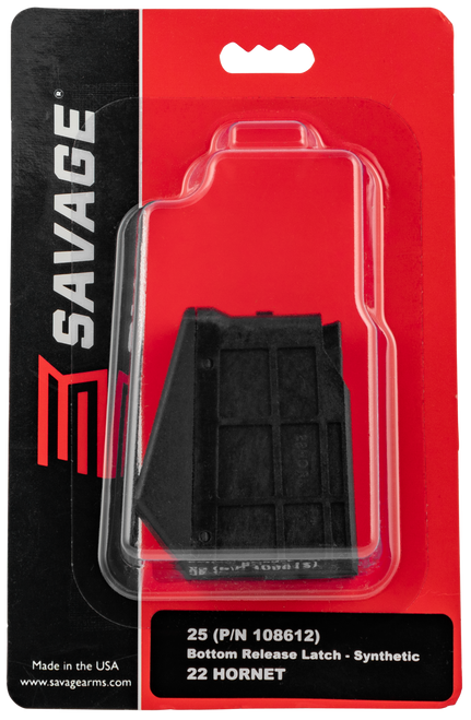 Savage Arms Magazine Savage 25 .22 Hornet 4-Round Black Polymer