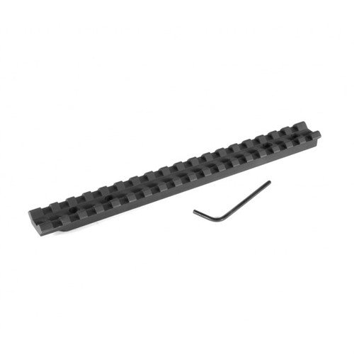 EGW 1-Piece Picatinny 20 MOA Elevated Scope Base Savage Axis, Edge Matte Black