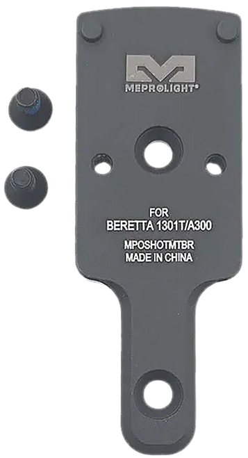 Mepro USA 901141041 Shotgun Plate Matte Black Aluminum Beretta 1301T/A300 RMR Footprint