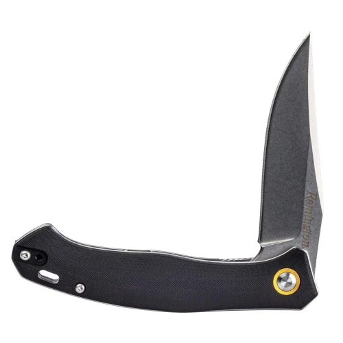 Remington EDC Liner Lock Folding Knife 4.5 Inch Clip Point Blade Black