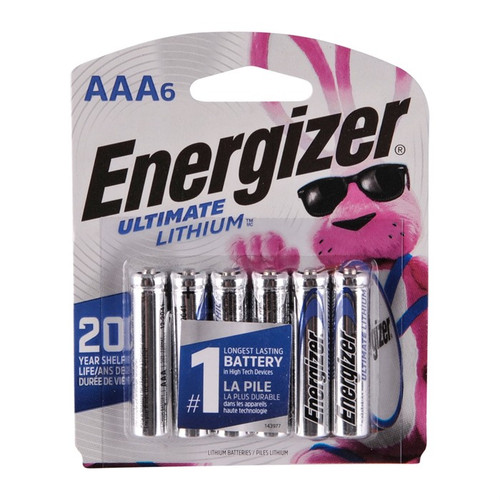 Energizer Ultimate Lithium AAA Battery 6PK Energizer Ultimate Lithium AAA Battery 6PK