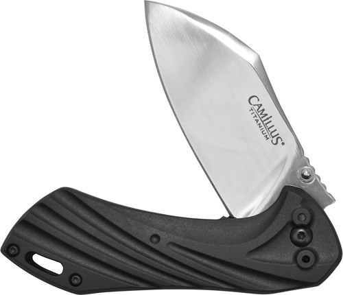 Camillus Chunk Folding Cleaver 7.25" Stainless Steel Blade Black