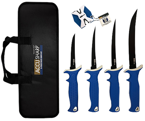 Accusharp 737C Knife Kit 4.75/5.50/6.50/8 Inch Fillet Knives