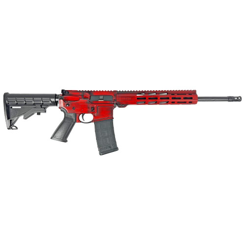 Ruger Red Distressed AR-556 Rifle 5.56mm NATO 30rd Mag 16.10" Barrel