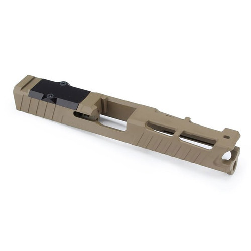 Zaffiri Precision ZPS.4 Slide for Glock 17 Gen 3 9mm Luger Optic Ready FDE