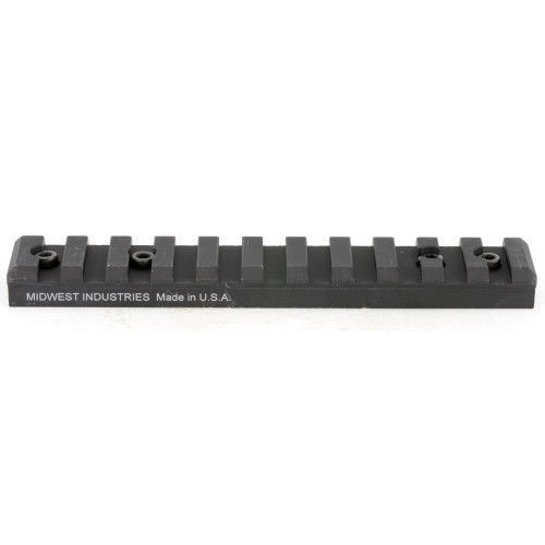 Midwest Industries 1-Piece Picatinny Base Ruger 10/22 Black - Image 1