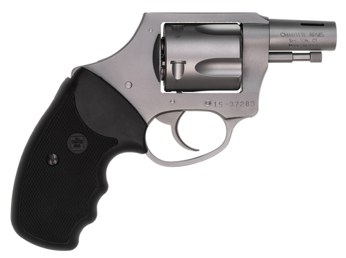 Charter Arms Bulldog 44 Special Revolver 2" Stainless Steel Barrel 5 Round Black Grip
