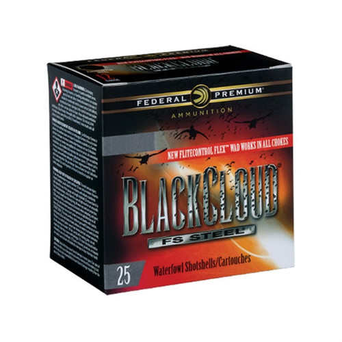 Federal Black Cloud FS Steel 20 Gauge Ammo 3" #1 Steel Shot 1 oz Box of 25