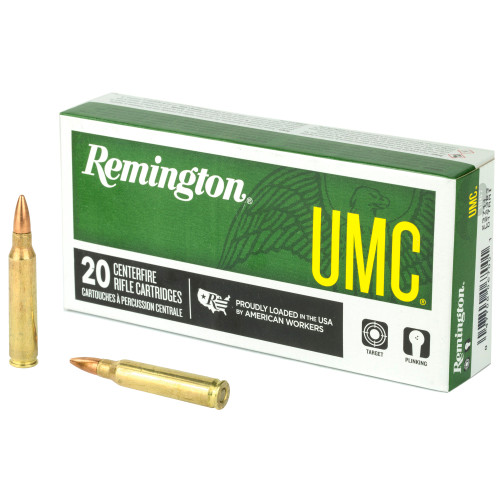 Remington UMC .223 Remington Ammo 55 Grain FMJ Box of 20