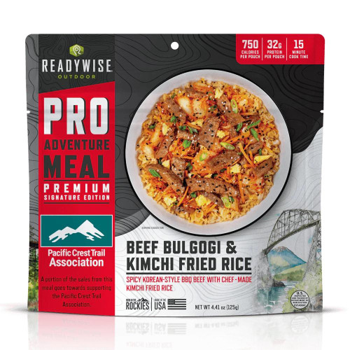 ReadyWise Outdoor Pro Meal Homestyle Beef Bulgogi and Kimchi Fried Rice Freeze Dried Food