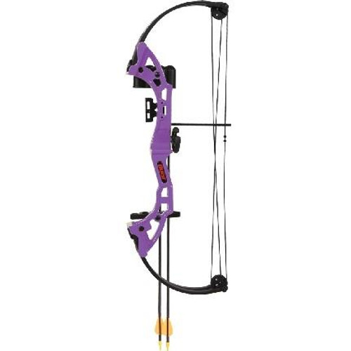 Bear Archery Brave Youth Bow, 25 lb, Right Hand, Purple