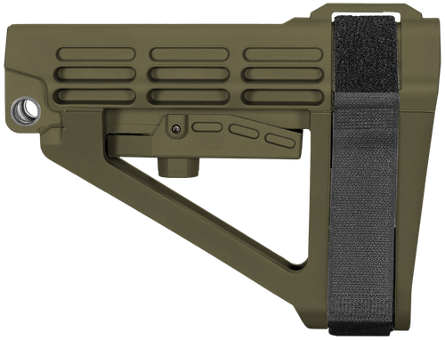 SB Tactical SBA4 5-Position Adjustable Brace AR-15 OD Green
