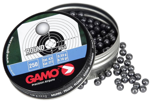 Gamo 177 Caliber Lead Round Ball Air Gun Pellets 8.2 Grain 250PK