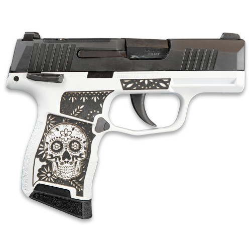 Sig Sauer P365-380 Sugar Skull Handgun 3.1" Barrel 10+1 Round Black