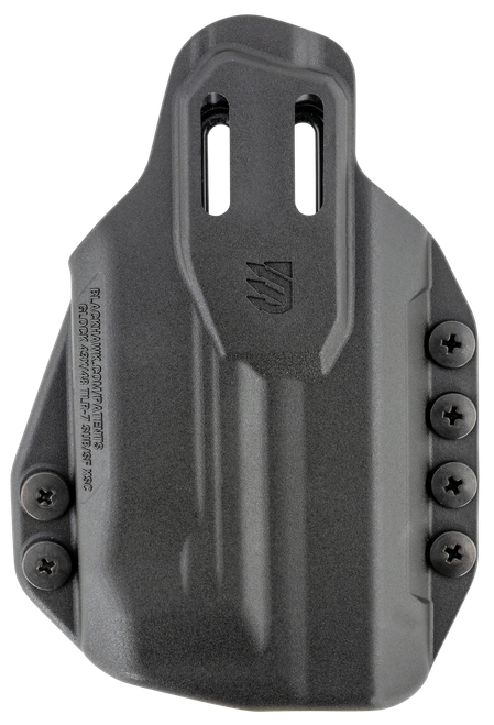BLACKHAWK! Stache Base Kit IWB Holster Ambidextrous Glock 43X/48 with Streamlight TLR-7 Polymer Black