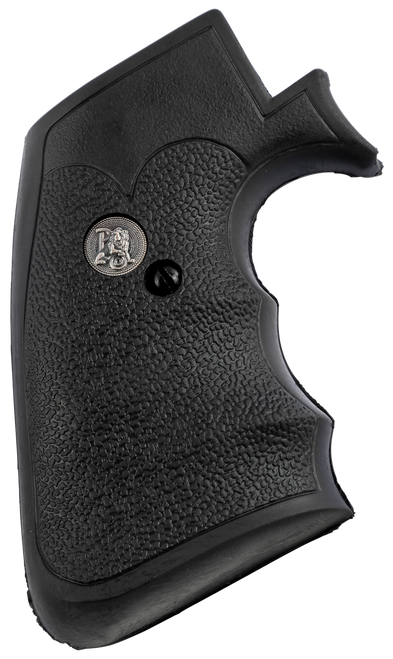 Pachmayr Gripper Decelerator Grips with Finger Grooves Ruger New Model Super Blackhawk Rubber Black
