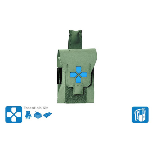Blue Force Gear Micro Trauma Kit Ranger Green (Includes QuikClot Bleeding Control Dressing)