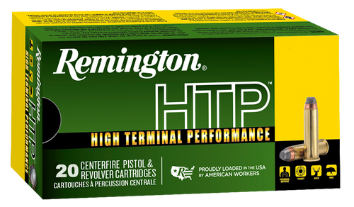 Remington High Terminal Performance (HTP) 40 S&W Ammo 155 Grain Jacketed Hollow Point Box of 20