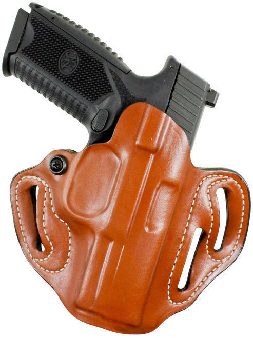 DeSantis Gunhide Speed Scabbard OWB Holster Left Hand Springfield Prodigy 1911 5" Leather Tan