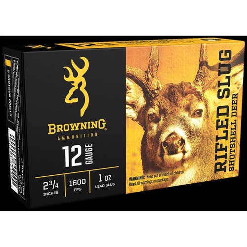 Browning 12 Gauge Rifled Slug 2-3/4" 1 oz Box of 5