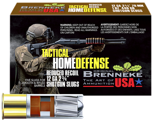 Brenneke SL122THD 12 Gauge 2.75 Inch 1 oz Slug 5/50