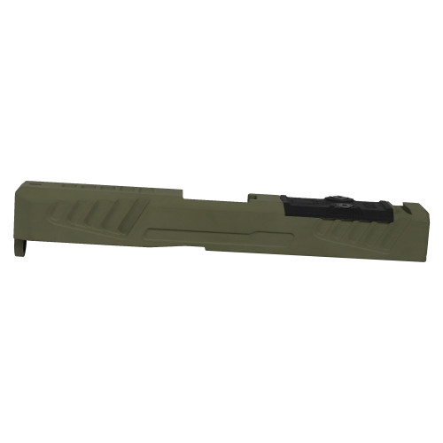 Grey Ghost Precision Glock 19 Gen3 Slide RMR Cutout V5 OD Green - Image 1
