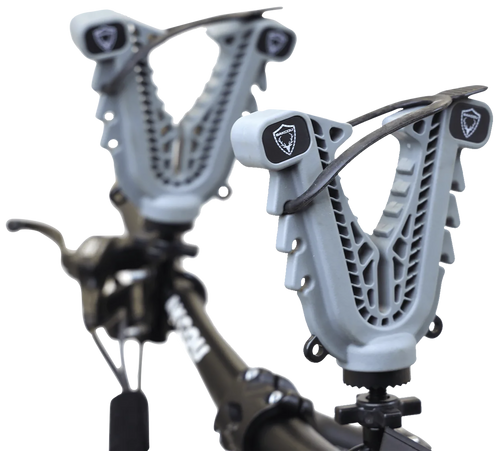 Bakcou AUGBR Universal Mount Gun/Bow Rack Gray/Black