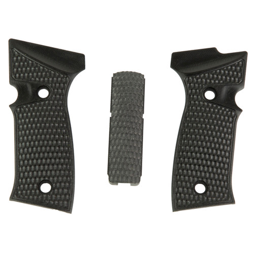 Hogue Extreme Series Grips Sig P320 AXG Palmswell Panels Piranha G10 Black