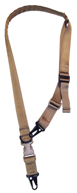 Tac Shield 2-in-1 Warrior Rifle Sling, Padded, Coyote Brown