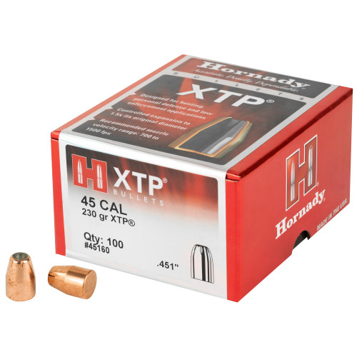 Hornady Bullets .45 Cal .451" 230gr XTPHP 100/Box - Image 1