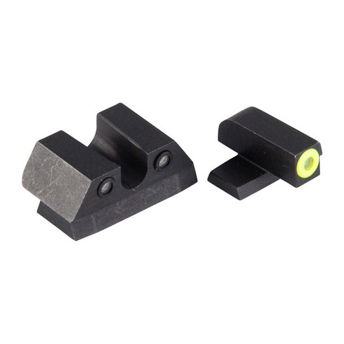 Night Fision Perfect Dot Night Sight Set Green/Yellow Sig Sauer 9mm/357