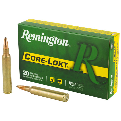 Remington Core-Lokt 300 Remington Ultra Magnum Ammo 180 Grain Jacketed Soft Point Box of 20 - Image 1