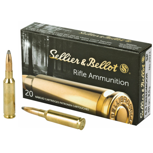 Sellier & Bellot 6.5 Creedmoor Ammo 131 Grain Jacketed Soft Point Box of 20 - Image 1 Sellier & Bellot 6.5 Creedmoor Ammo 131 Grain Jacketed Soft Point Box of 20 - Image 1