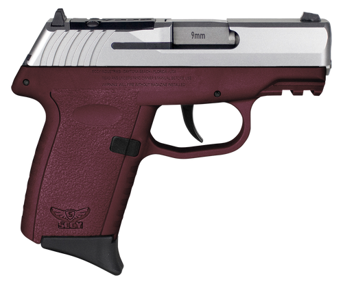 SCCY Industries CPX-2 Gen3 9mm Luger Pistol 3.1" Barrel 10+1 Round Crimson Red