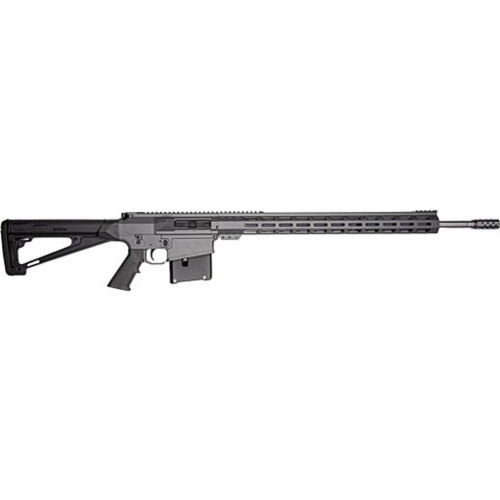 GLFA GL10 Semi Automatic Rifle 300 Winchester Magnum 24" Black Threaded Barrel Sniper Gray Frame Black Pistol Grip